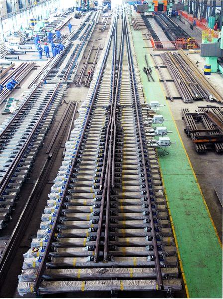 60kg每米钢轨41号高速单开路岔